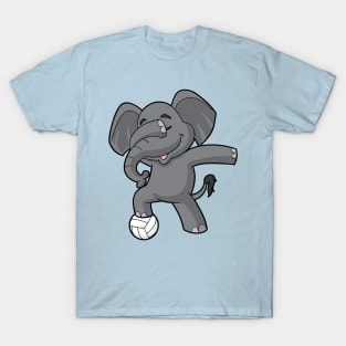 Volleyball Elephant Player Coach Team Mom Tournament T-Shirt